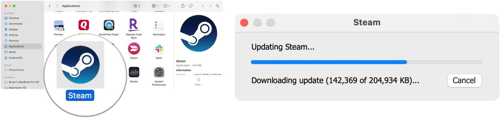 is there a steam for mac